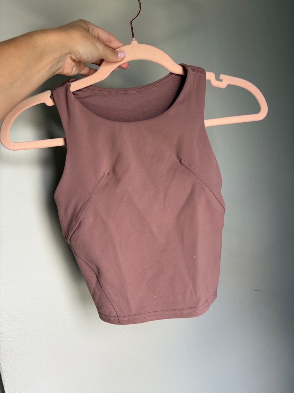 Lululemon Wunder Train Racerback Tank Mauve Rose